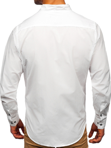 Camiseta a manga larga para hombre color blanco Bolf 5720
