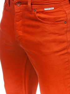 Pantalón de tela para hombre naranja Bolf GT