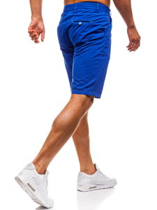 Shorts azules de algodón para hombre Bolf 3026