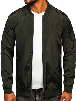 Chaqueta de entretiempo para hombre color caqui Bolf W3908