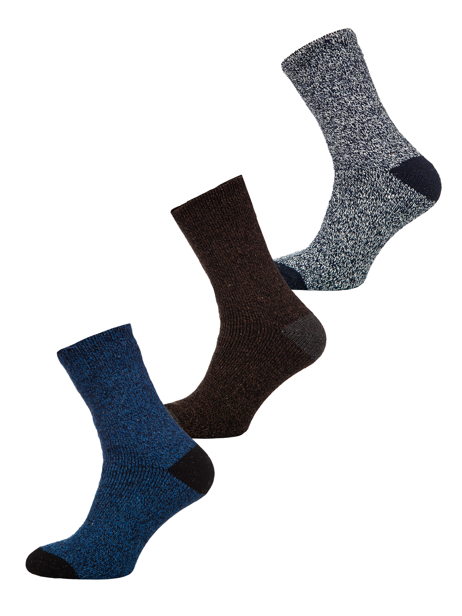 Calcetines Térmicos De Lana Para Hombre - Pack De 4 Pares, Tallas 39-45, Invierno