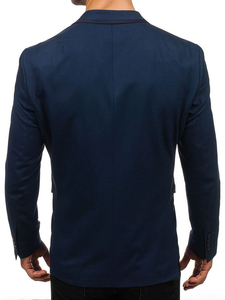 Americana elegante para hombre azul oscuro Bolf 1050
