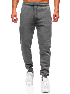Pantalón grueso de chándal para hombre antracita Bolf JX6217