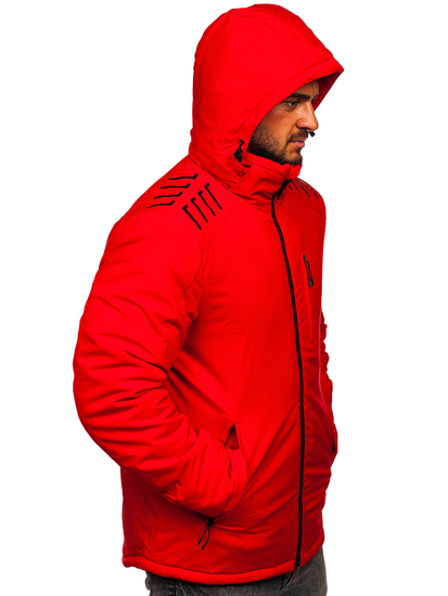 Chaqueta  de invierno para hombre rojo Bolf 6580