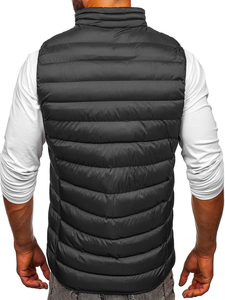 Chaleco acolchado para hombre grafito Bolf 5M711