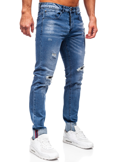 Pantalón vaquero slim fit para hombre azul Bolf MP0126B
