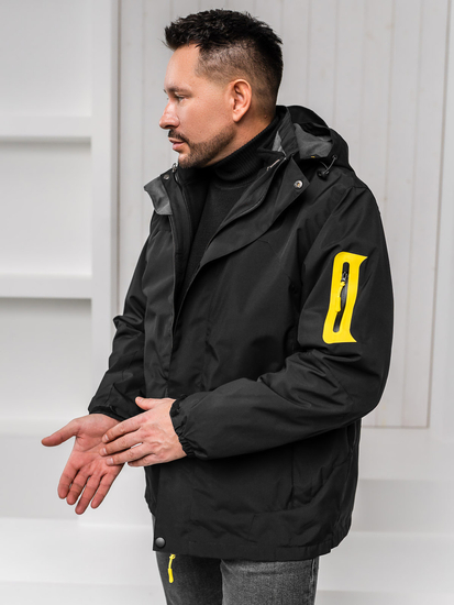 Chaqueta deportiva de invierno para hombre negro Bolf 5M3263A1