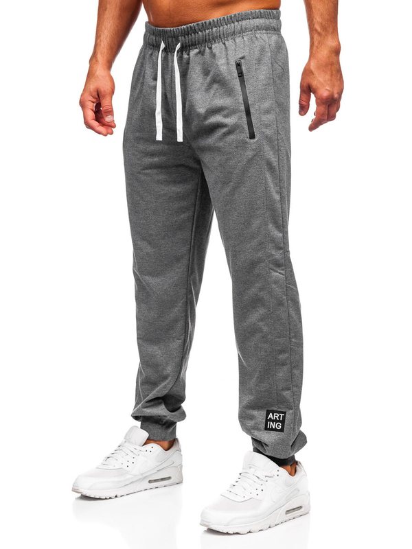 Pantalón jogger de chándal para hombre antracita Bolf JX6355