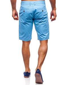 Pantalón corto para hombre color azul celeste Bolf 1140