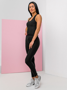 Chándal de dos piezas para mujer negro Bolf YW88037