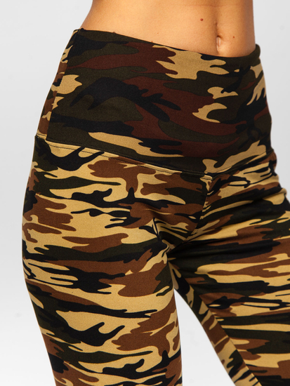 Leggings para mujer color caqui Denley YW01044
