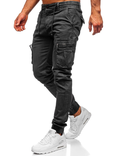 Pantalón jogger cargo para hombre grafito Bolf 8983