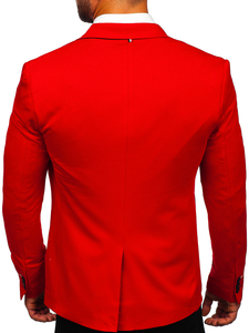 Americana casual para hombre rojo Bolf 1652