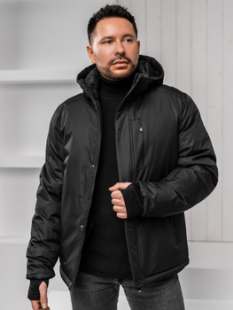 Chaqueta de invierno para hombre negro Bolf 91M9906A1