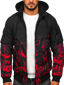 Chaqueta acolchada de invierno para hombre rojo Bolf 27M8102