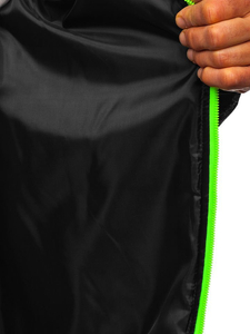 Chaqueta de entretiempo para hombre negro Bolf TY50