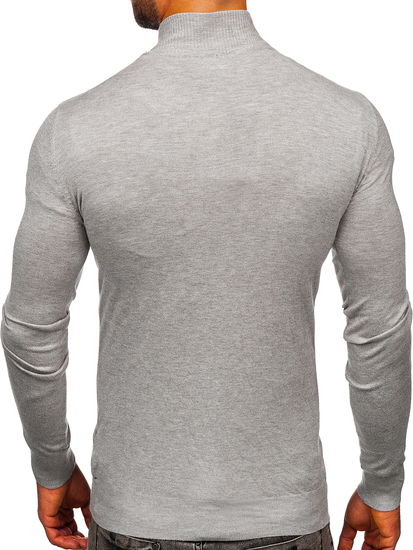 Suéter abierto para hombre color gris Bolf YY07