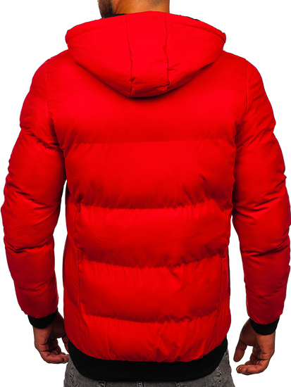 Chaqueta acolchada de invierno para hombre rojo Bolf 5M3125