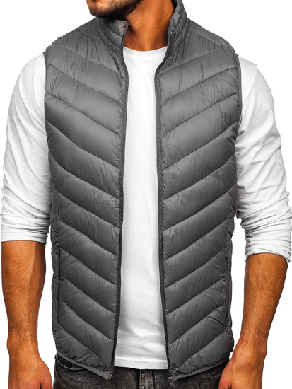 Chaleco acolchado para hombre gris Bolf 13073