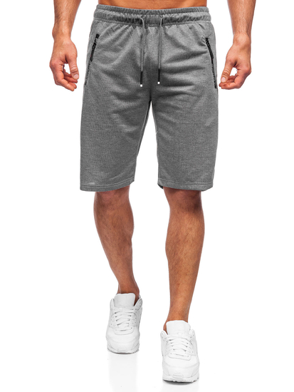 Pantalón corto deportivo para hombre color grafito Bolf JX505