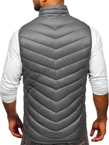 Chaleco acolchado para hombre gris Bolf 13073
