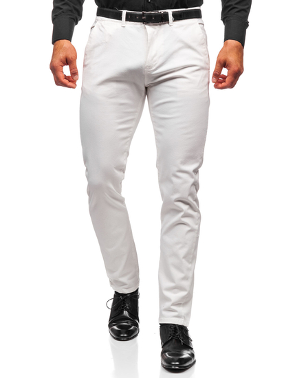 Pantalón chino para hombre blanco Bolf 1143
