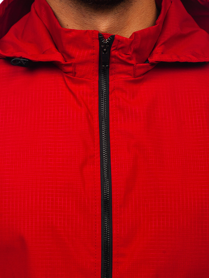 Chaqueta de entretiempo para hombre rojo Bolf 7349