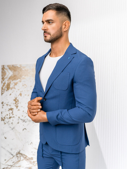 Traje casual para hombre azul Bolf 21