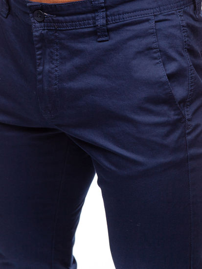 Pantalón chino para hombre azul oscuro Bolf KA6807-11