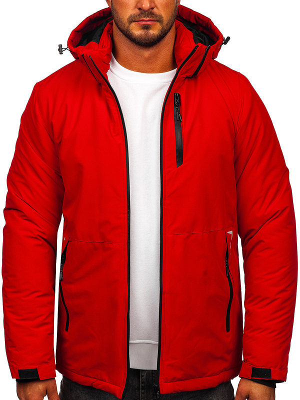 Chaqueta de invierno para hombre rojo Bolf HKK2023