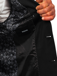 Hombre Blazer elegante Negro Bolf 022