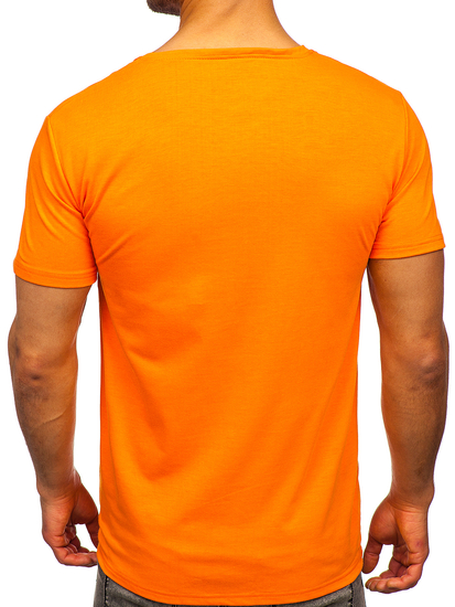 Camiseta estampada para hombre color naranja Bolf Y70005