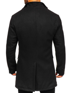 Abrigo de invierno para hombre color negro Bolf 1047-1