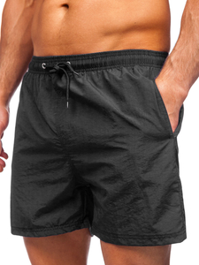 Shorts de baño para hombre color negro Denley YW07003