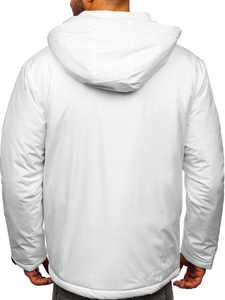 Chaqueta deportiva de invierno para hombre blanco Bolf HH011