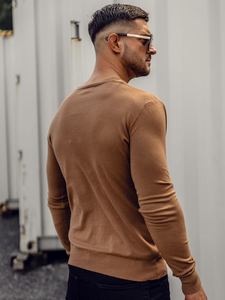 Cárdigan para hombre Marrón Bolf YY06A