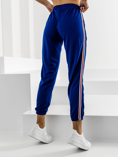 Pantalón deportivo para mujer azul cobalto Bolf YW01020A
