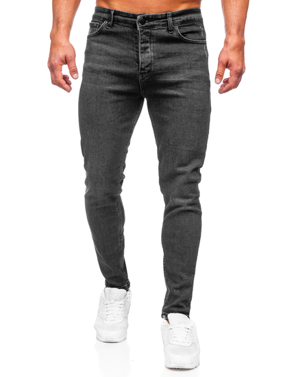 Pantalón vaquero regular fit para hombre negro Bolf 6008
