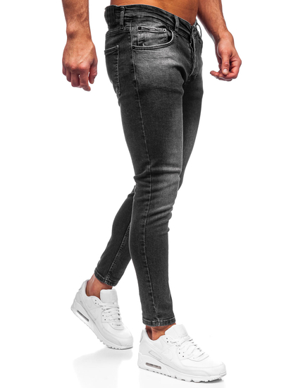 Pantalón vaquero skinny fit para hombre negro Bolf R927