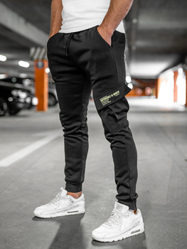 Pantalón jogger de combate para hombre negro Bolf HW2173