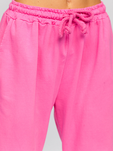 Pantalón deportivo para mujer color rosa Denley 0011