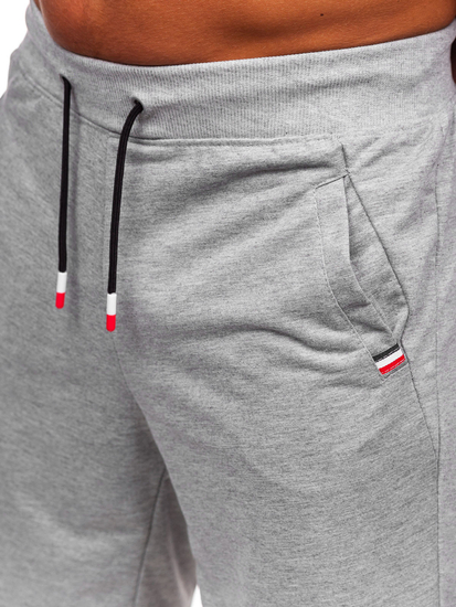 Pantalones cortos para hombre Gris Bolf 8K1502
