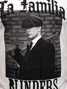 Camiseta de manga corta con aplicaciones para hombre blanco Bolf 21004