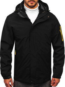 Chaqueta deportiva de primavera/invierno 2en1 para hombre negro Bolf 5M3263