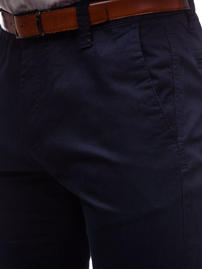 Pantalón chino para hombre azul oscuro Bolf KA6807-11