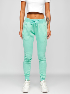 Pantalón deportivo para mujer verde menta Bolf CK-01