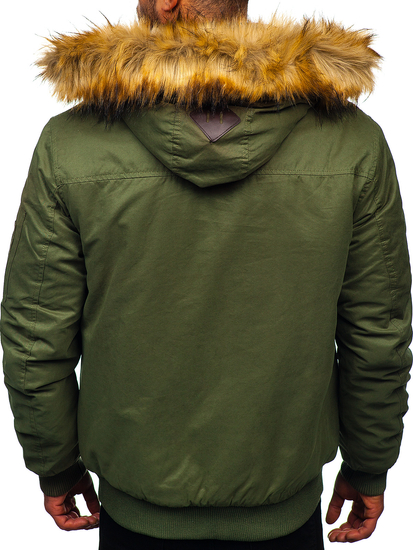 Chaqueta de invierno para hombre verde Bolf 1778