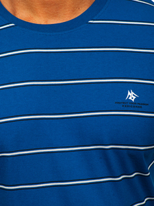 Camiseta de manga corta Bolf 14952 azul para hombre.