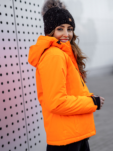 Chaqueta deportiva de invierno para mujer naranja Bolf HH012