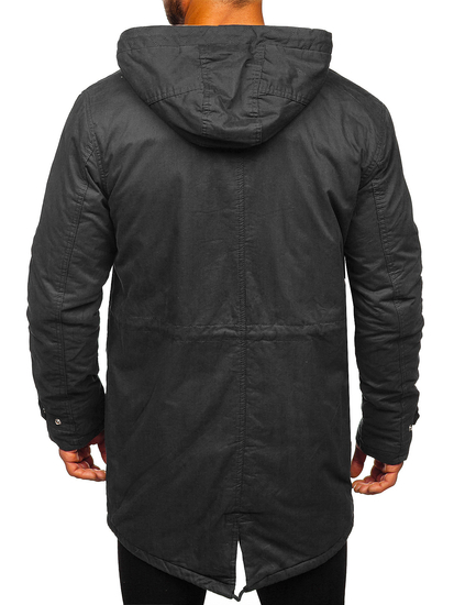 Chaqueta de invierno parka para hombre grafito Bolf EX838